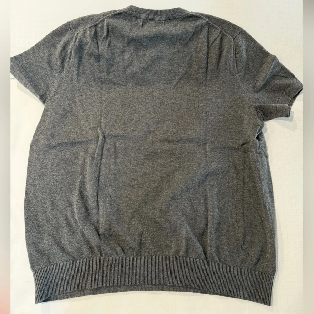 Banana Republic Men's Charcoal Crewneck Sweater. Pre loved